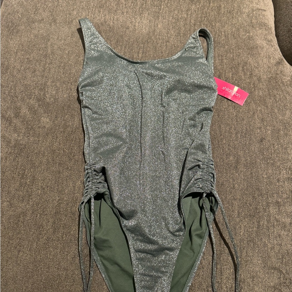 Shimmery Green One-Piece Swimsuit